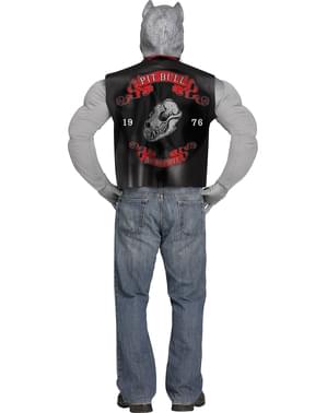 Man's Biker Pit Bull Costume