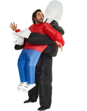 Adult's Slenderman Abducting Me Pick Me Up Costume