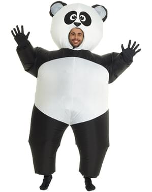 Şişme Panda Yetişkin Kostüm