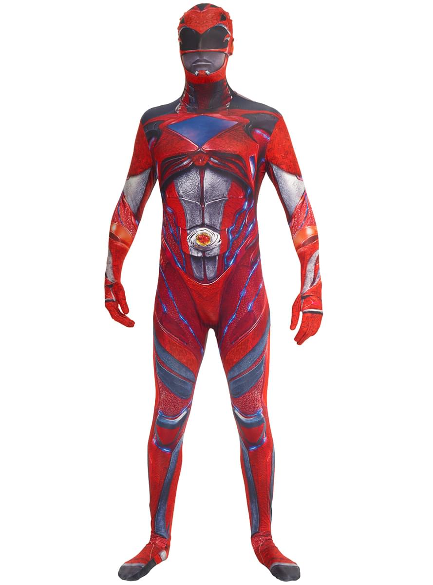 Power Ranger Rood Movie Morphsuits Kostuum Voor Volwassenen Volgende