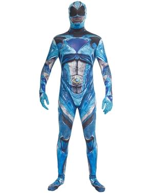 Възрастен Blue Power Рейнджър филм Morphsuit костюм