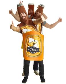 Costume da pack di bottiglie di birra per adulto