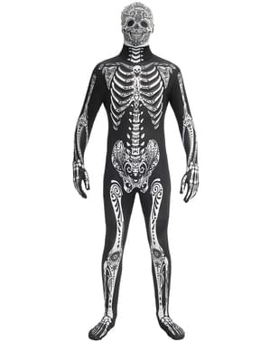 Morphsuit Day of the Dead kostume til voksne