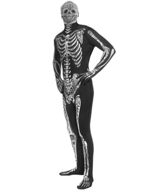 Day of the Dead Morphsuit Kostyme for Voksne