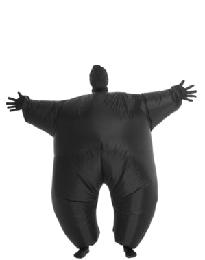 Adult's Black Inflatable Light-Up Costume