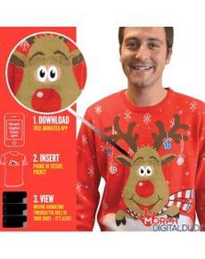Adult's Curious Rudolph The Reindeer Jersey