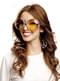 Lunettes géantes hippie