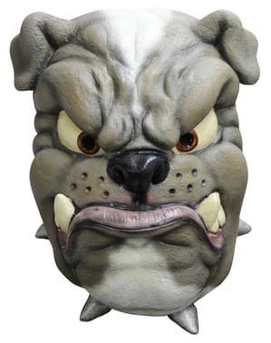 Bulldog latex maske til voksne
