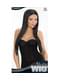 Womens long Straight Black Wig