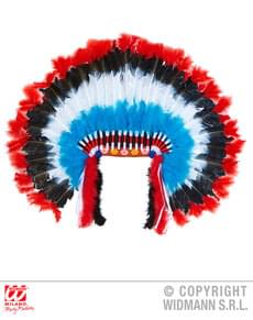 Penacho de chefe índio de luxo para adulto