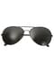 מבוגרים שחור Aviator משקפיים