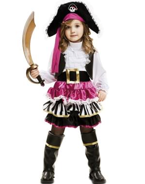 Dievčenský kostým pirátka