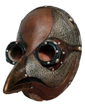 Maschera medico della peste steampunk per adulto