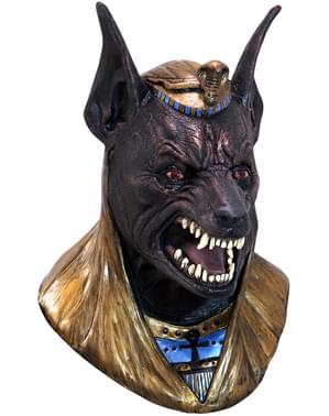 Mask Guden Anubis i latex för vuxen