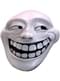 Maschera Trollface in lattice per adulto