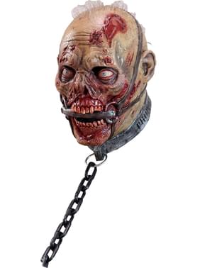 Máscara de zombie esclavo de látex para adulto