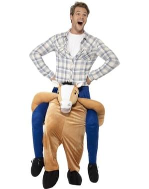 Déguisement porte-moi cheval heureux