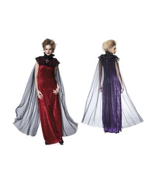 Women's Black Gothic Cape