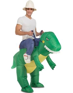 Yetişkin Şişme evcilleştirilmiş Dinozor Kostüm