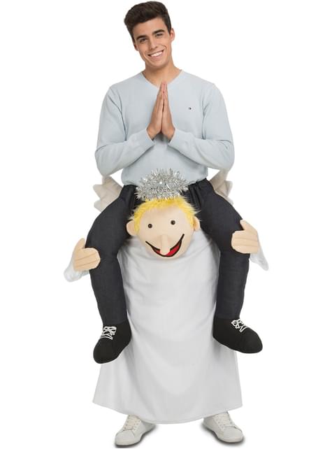 Piggyback Angel Costume for Adults