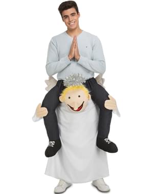 Kostým pro dospělé piggyback anděl