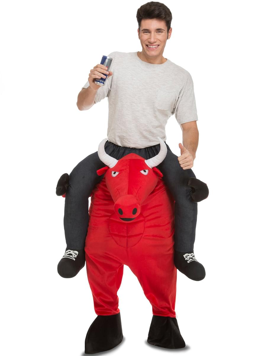 Piggyback Red Bull Costume