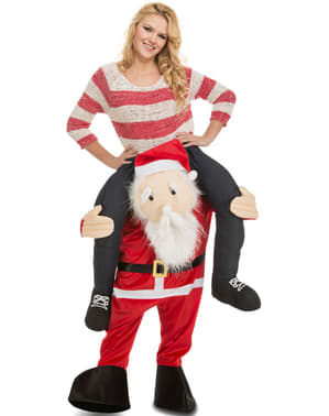 Santa Claus shoulder costume for adults
