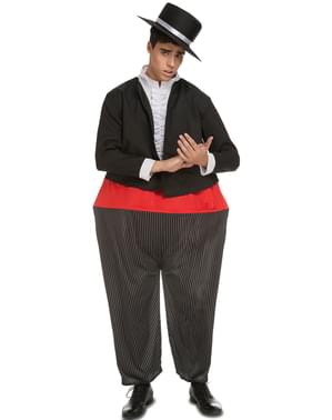 Възрастни Chubby фламенко певица костюм