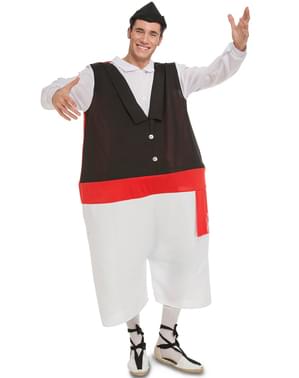 Tyk bonde fra Aragon kostume til voksne
