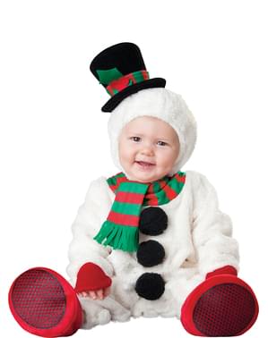 Costume da pupazzo di neve adorabile per neonato