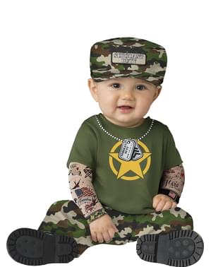 Ekstrem Militær Kostyme for Baby