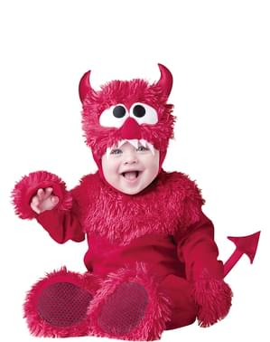 Bebeğin Tüylü Şeytan Kostümü