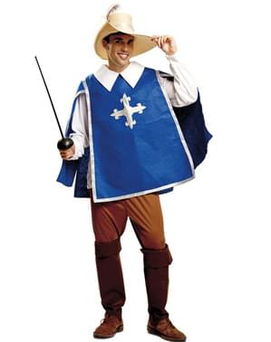 Men's Blue Musketeer Costume