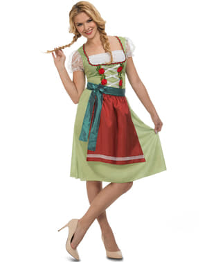 Flørtende Tiroler Kostyme for Dame