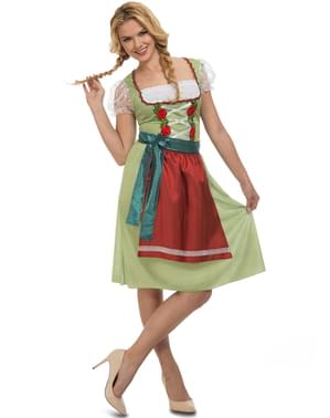 Green Tyrolean Oktoberfest costume