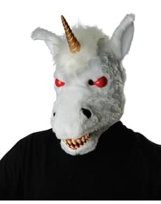 Máscara de unicórnio endiabrado ani-motion para adulto