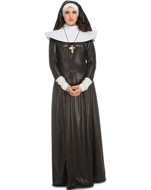 Дамски блестящ костюм на монахиня