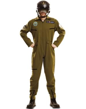 Maskeraddräkt pilot Gun vuxen