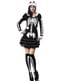 Costume da scheletro moderno per donna