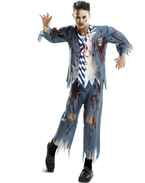 Zombie student kostuum voor mannen