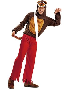 Costume da lupo feroce del bosco per uomo