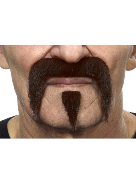 Moustache pour se déguiser en samouraï / prof de karaté / chinois