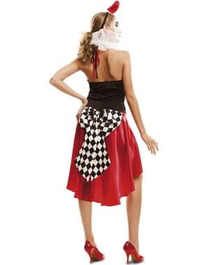 Déguisement clown arlequin pour femme