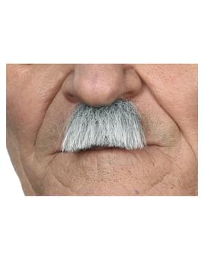 40er Jahre grauhaariger Schnurrbart für Herren