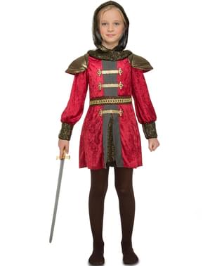 Kostum Prajurit Gadis Abad Pertengahan
