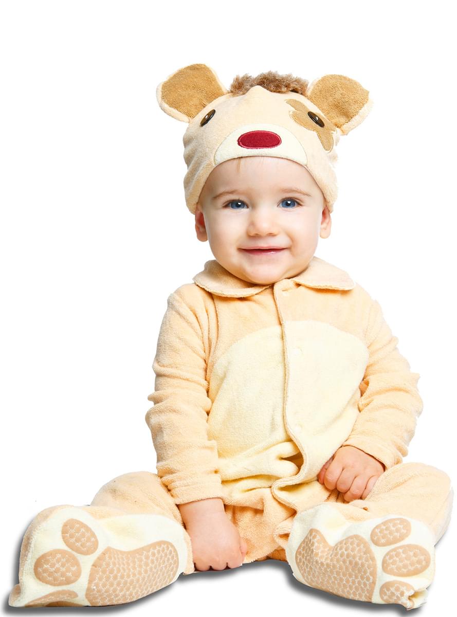 Costum de urs leneș pentru bebeluși
