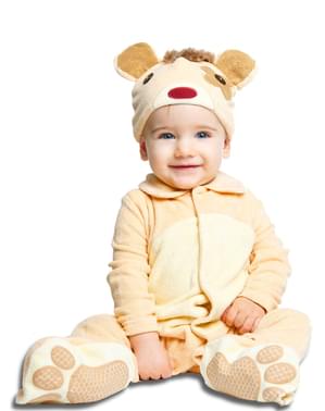 Luie beer kostuum voor baby