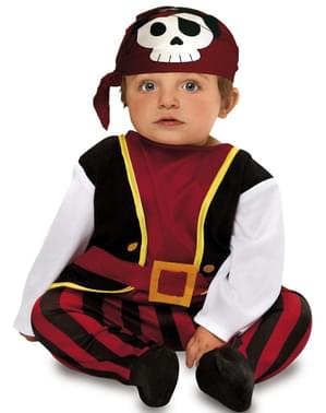Fato de pirata caveira para bebé