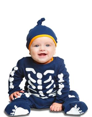 Skelettchen Kostüm für Babys