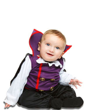 Kostum Vampir Bayi Ungu